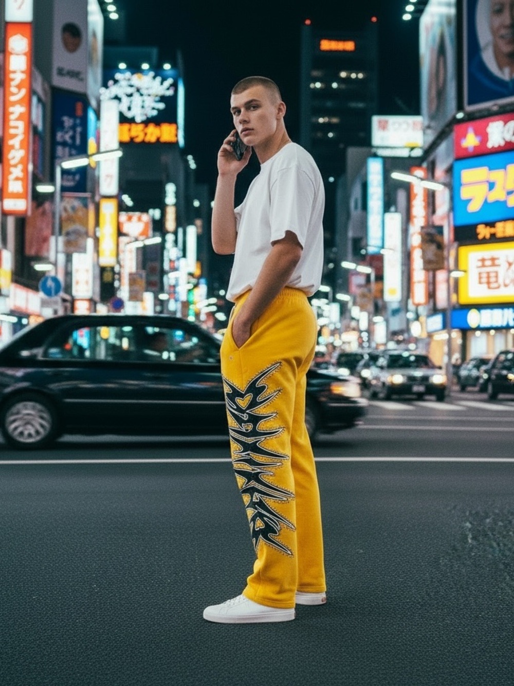 Campus Goods Misfits Flares Pants (Yellow) CG-F25-18 S